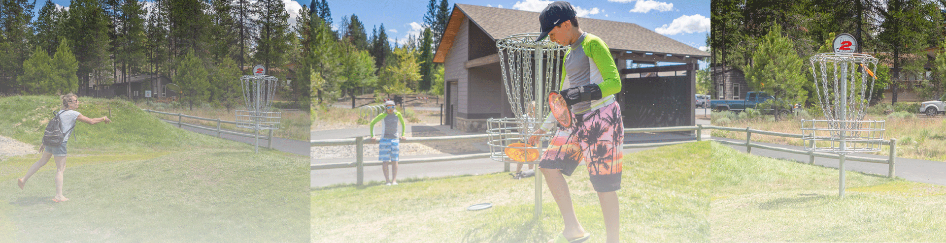 Disc Golf course at SHARC